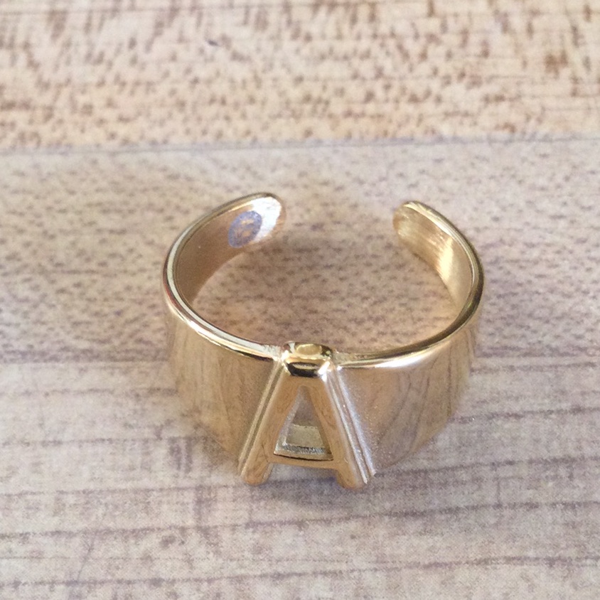Letter A Ring